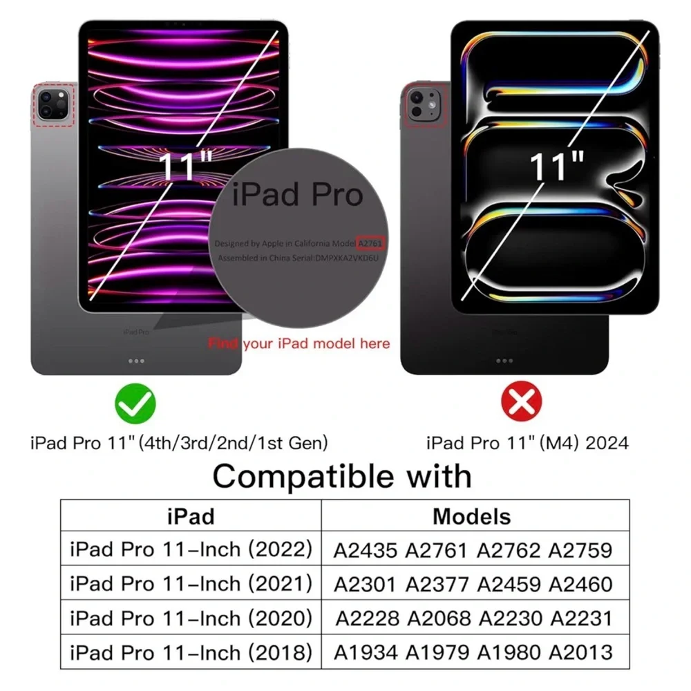 Apple iPad Pro Sleek Black Cover (COVER ONLY)